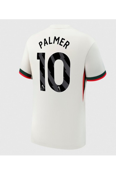 Chelsea Cole Palmer #10 Jalkapallovaatteet Vieraspaita 2025-26 Lyhythihainen Chelsea Cole Palmer #10 Jalkapallovaatteet Vieraspaita 2025-26 Lyhythihainen